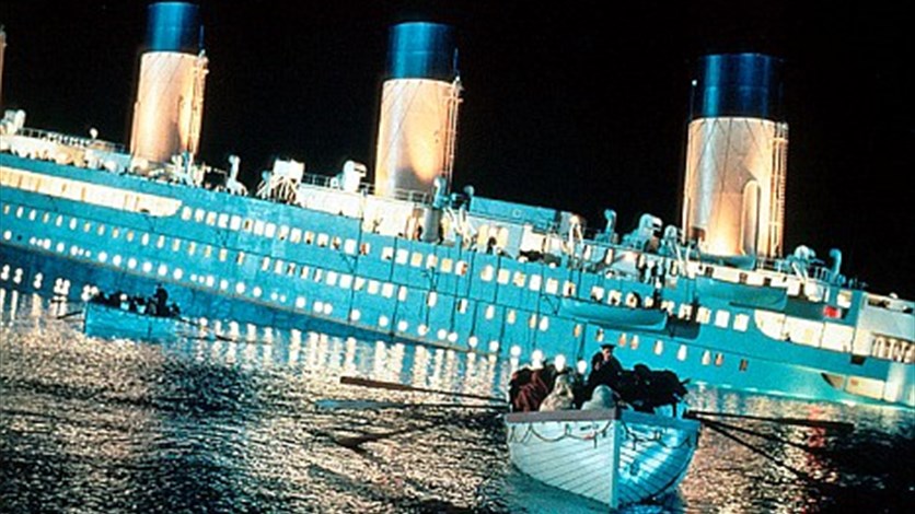 titanic film sinking
