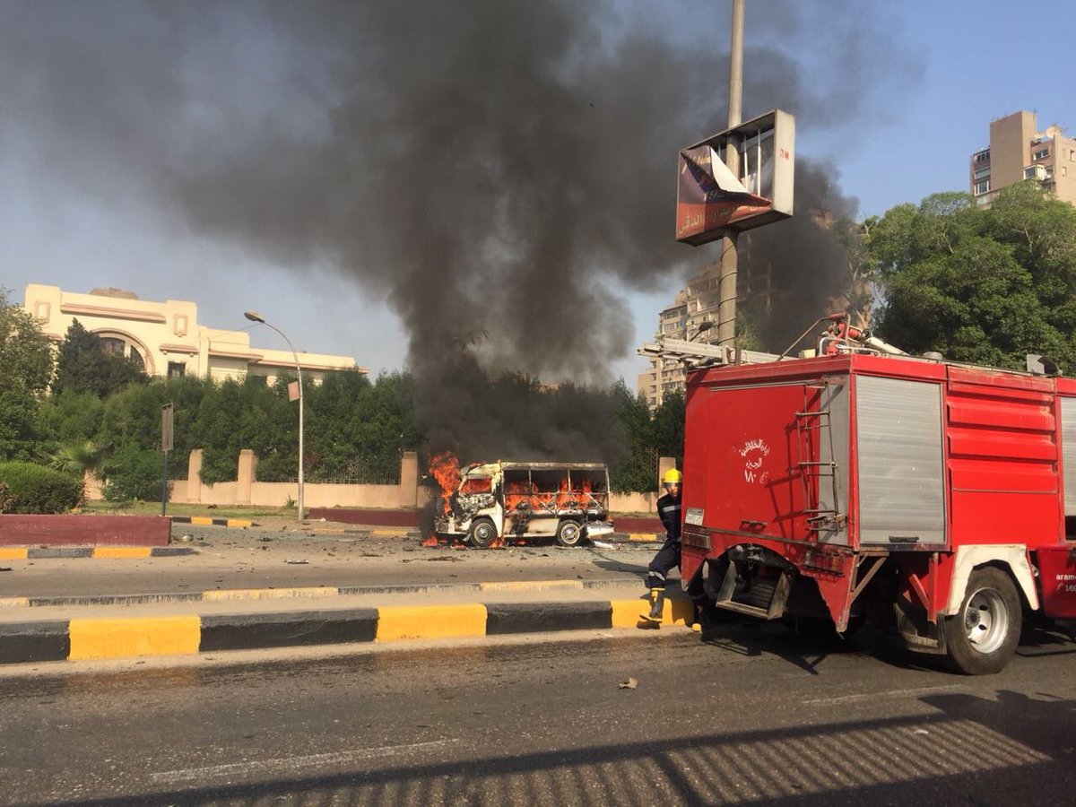 انفجار سيارة في حي الدقى