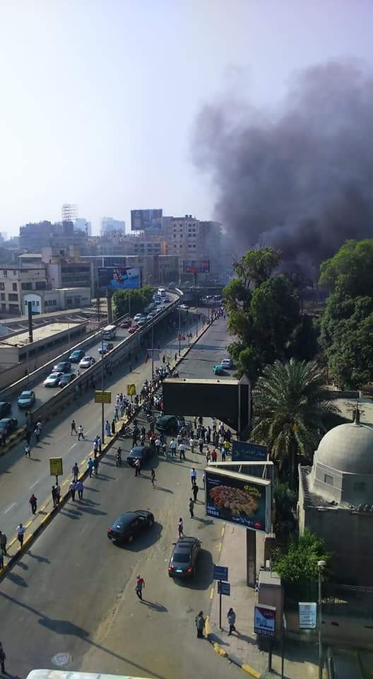 انفجار سيارة في حي الدقى