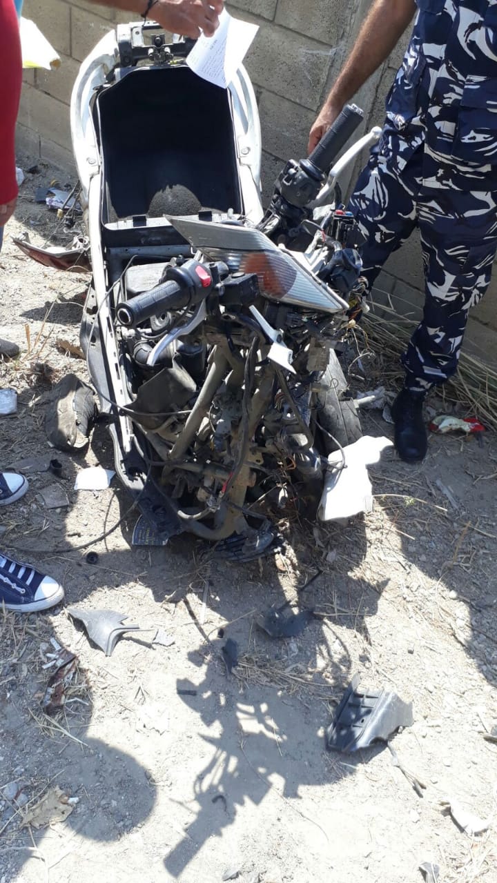 حادث تصادم في ذوق مكايل