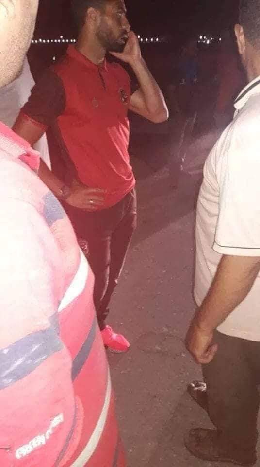 صورة لأحمد فتحي من موقع الحادث 