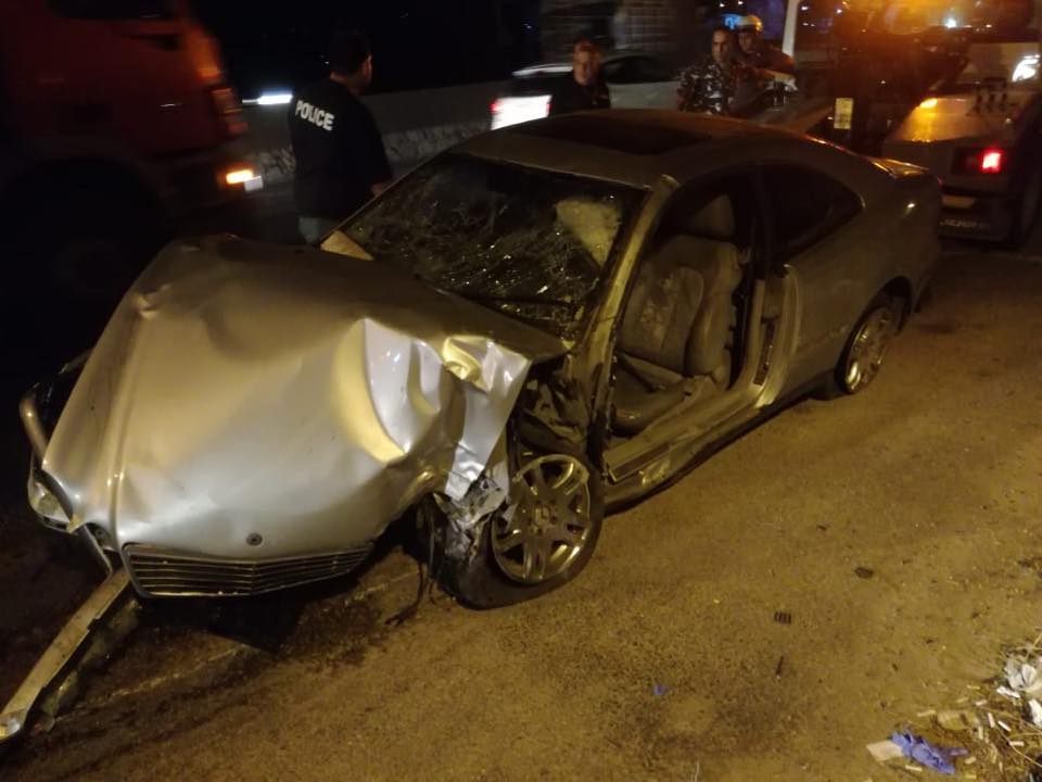 حادث سير في العقيبة 