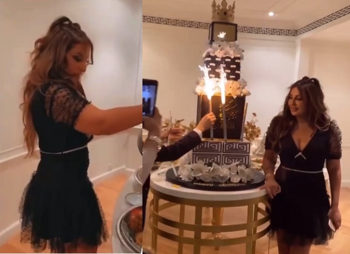 عيد ميلاد شذى حسون الـ40.. فستان جريء وحذف للصور عن إنستغرام! 