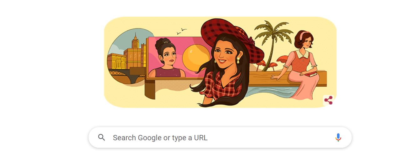 غوغل يحتفل بذكرى ميلاد سعاد حسني 