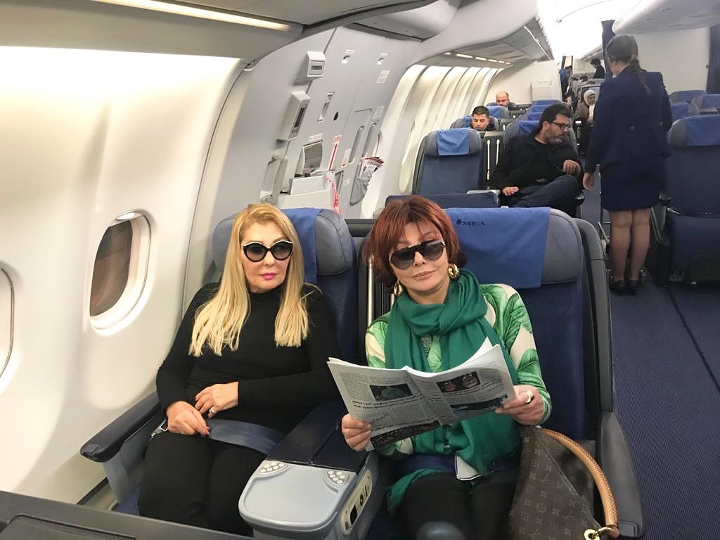 نبيلة عبيد وناديا الجندي سوياً في بيروت بعد جفاء منذ الثمانينات