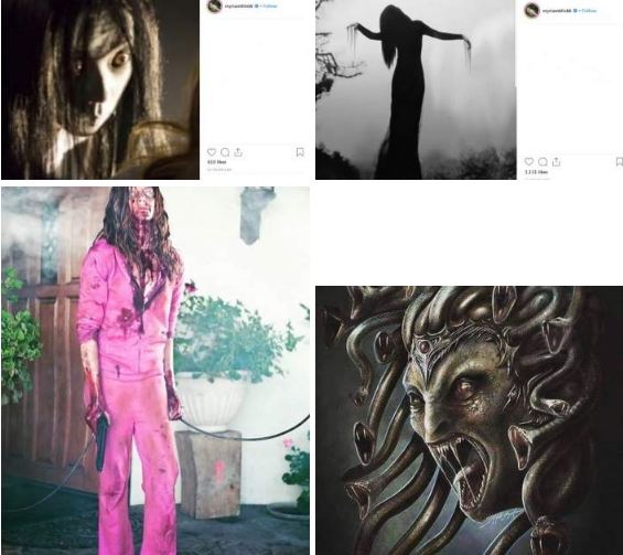 صور مرعبة على حساب ميريام كلينك!