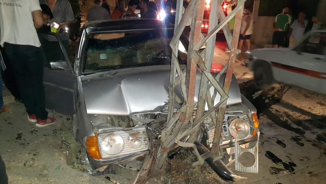 جرحى في حادث سير في بيت أيوب بعكار 