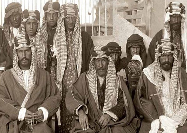 اول صورة للملك السعودي عبدالعزيز