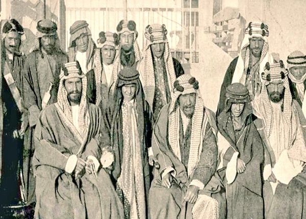 اول صورة للملك السعودي عبدالعزيز