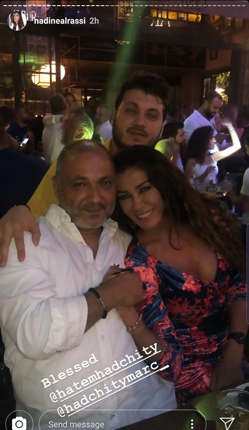 نادين الراسي في عيد ميلادها الـ40..  لقاء بين طليقها وحبيبها الجديد (صور)
