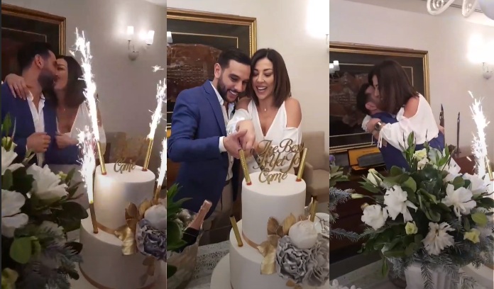 رولا شامية إحتفلت بزواجها في لبنان بعد عودتها من قبرص (صور)