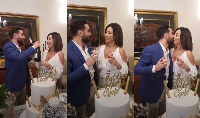 رولا شامية إحتفلت بزواجها في لبنان بعد عودتها من قبرص (صور)