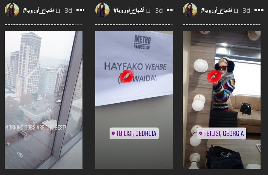 مقطورة هيفاء وهبي في جورجيا بإسم "هيفاكو".. ولقطة مميّزة من داخلها (صور)