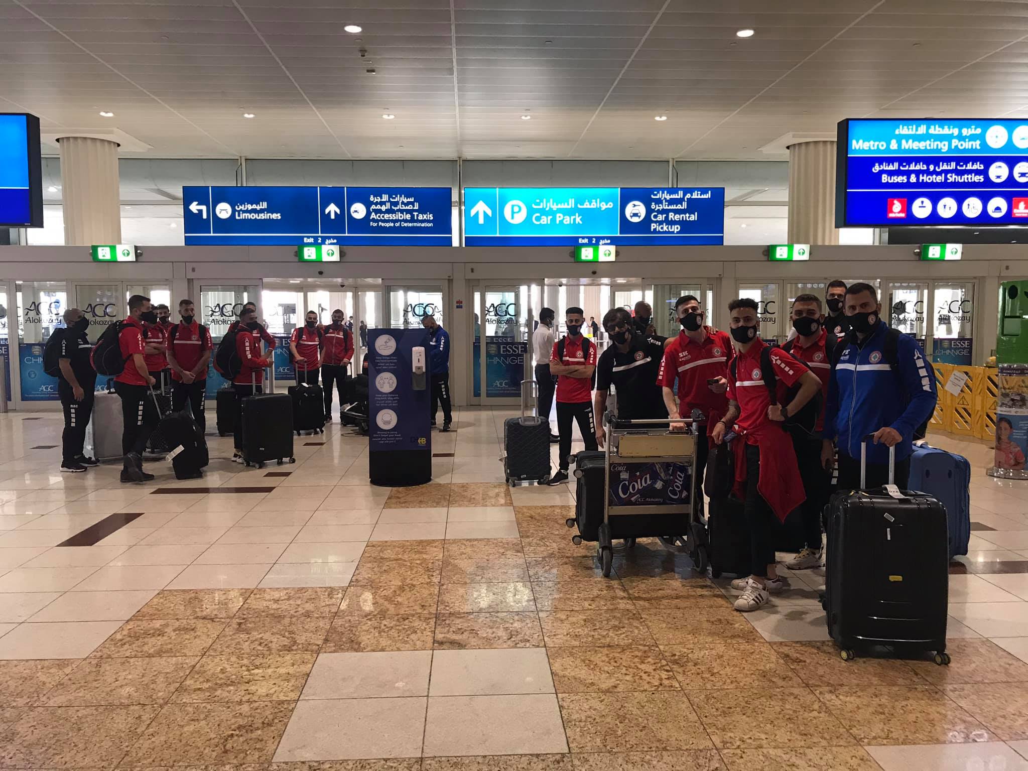 بعثة منتخب الصالات تغادر الى خورفكان  