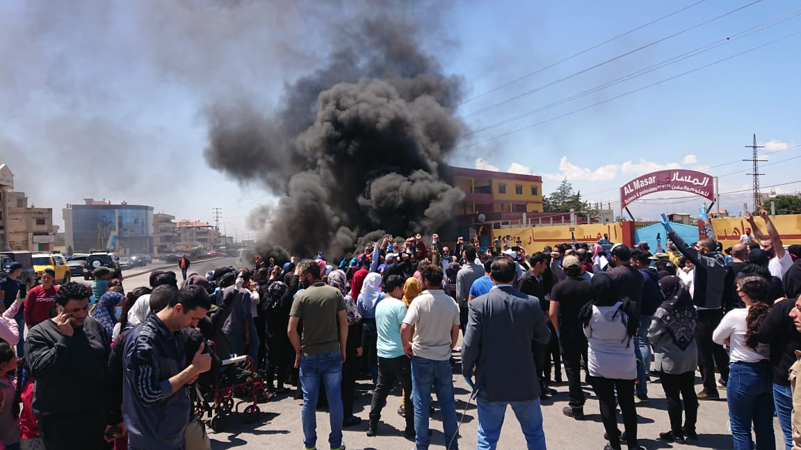 اعتصام في بعلبك للمطالبة للعفو العام