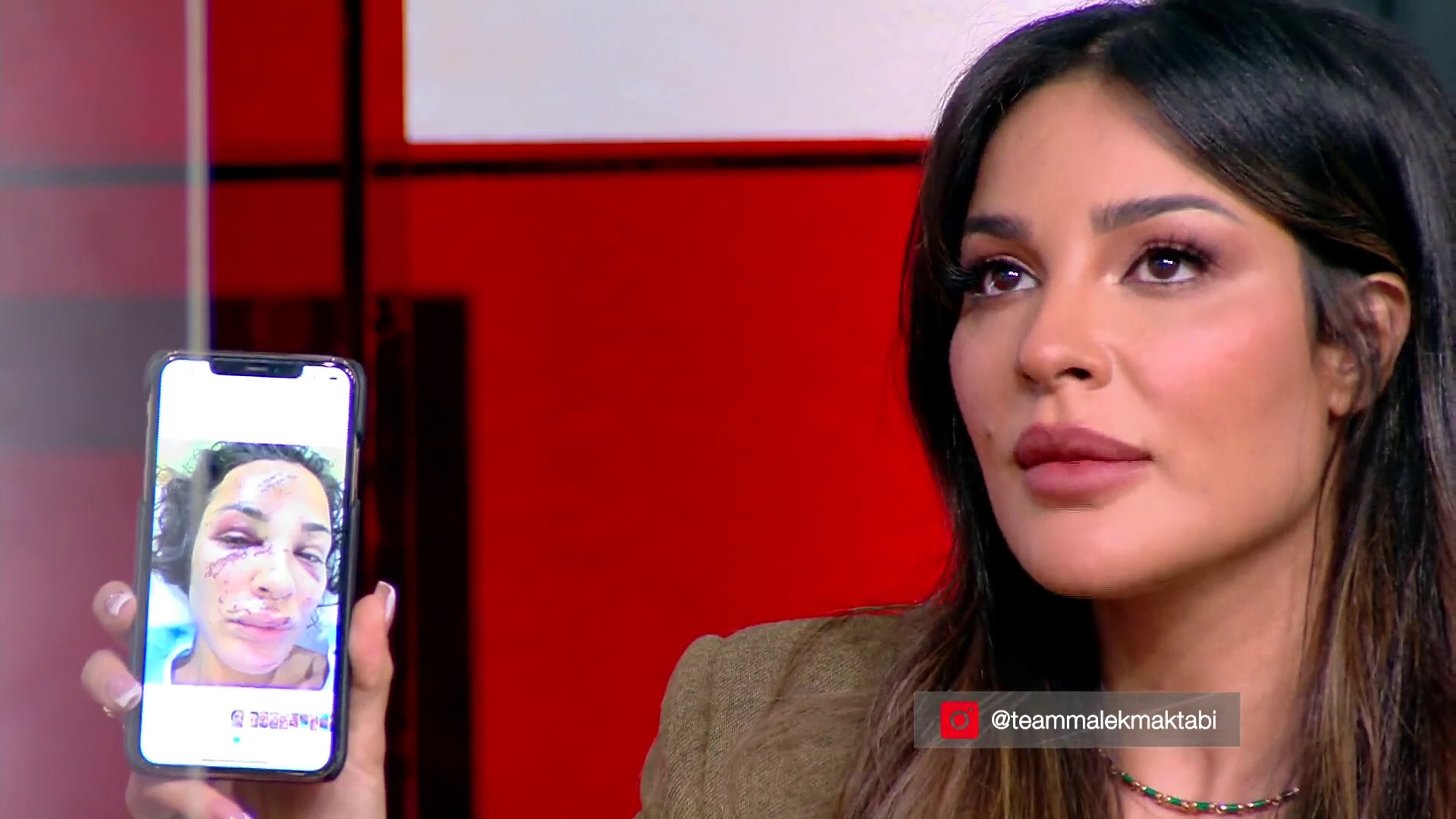 صور لنادين نسيب نجيم من غرفة العمليات تنشر للمرة الأولى في أحمر بالخط العريض 