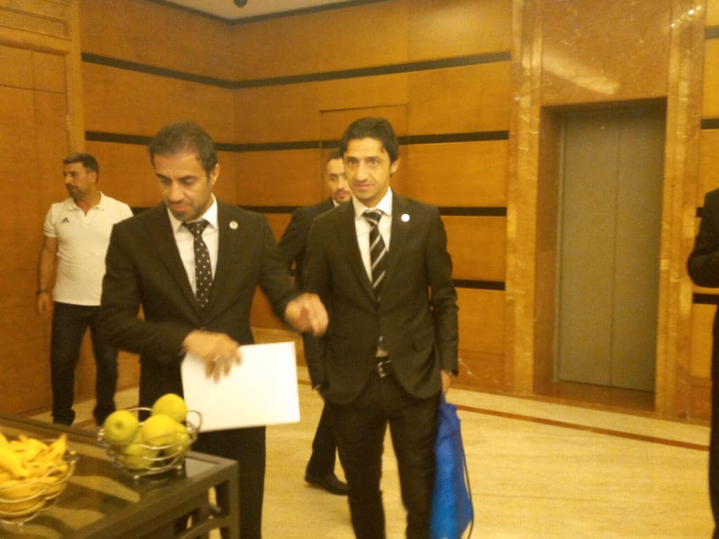 الإجتماع الفني الخاص بمباراة بين لبنان وكوريا الجنوبية