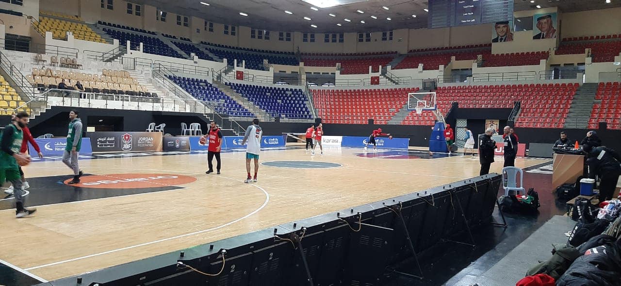 منتخب لبنان في حصة تدريبية 