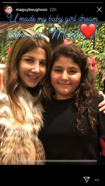 ابنة ماغي بوغصن ونانسي عجرم