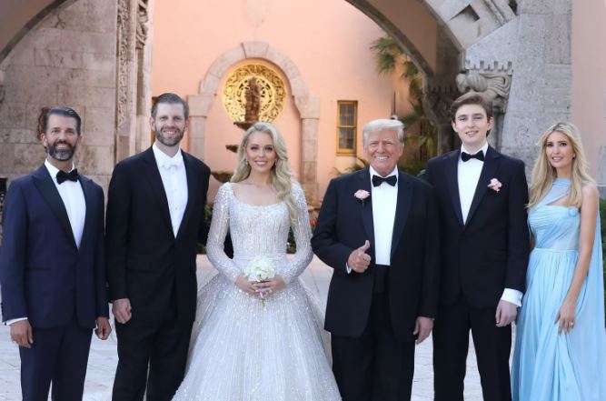 صور من زفاف تيفاني ترامب واللبناني مايكل بولس