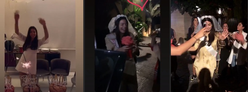 زفاف ملكة جمال لبنان بعد 24 ساعة.. لقطات إستثنائية من حفل وداع العزوبية (صور)