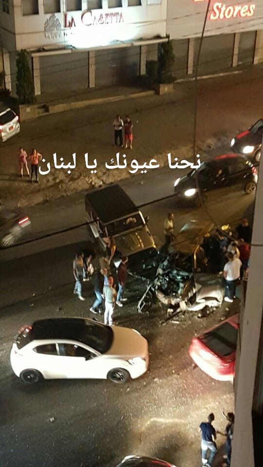 حادث مروري على طريق عام عجلتون