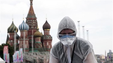 Lebanon News - روسيا تسجل 98040 إصابة يومية جديدة بفيروس كورونا