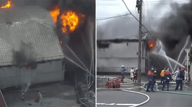 Lebanon News - بسبب ضغط العمل... موظف ياباني يُشعل النار في مقرّ عمله (فيديو)