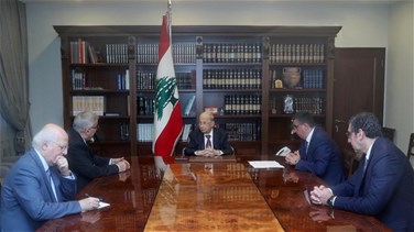Lebanon News - Hajjar after meeting Aoun over return of Syrian refugees: Contacts with Syria were never disrupted
