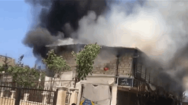 Lebanon News - حريق في الشويفات في أحد المعامل لتصنيع القماش