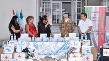 Lebanon News - هبة إيطالية للصليب الاحمر اللبناني في صور