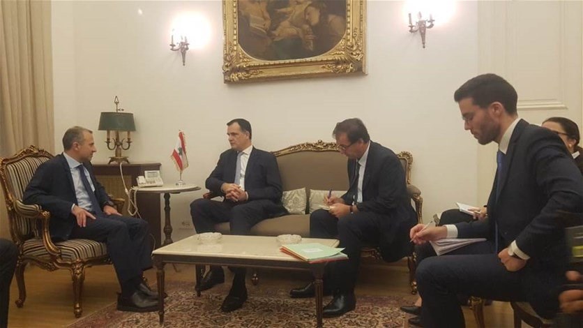 Minister Bassil meets with French envoy