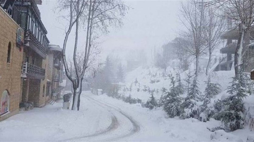 Snow closes various roads across Lebanon - Lebanon - Lebanon