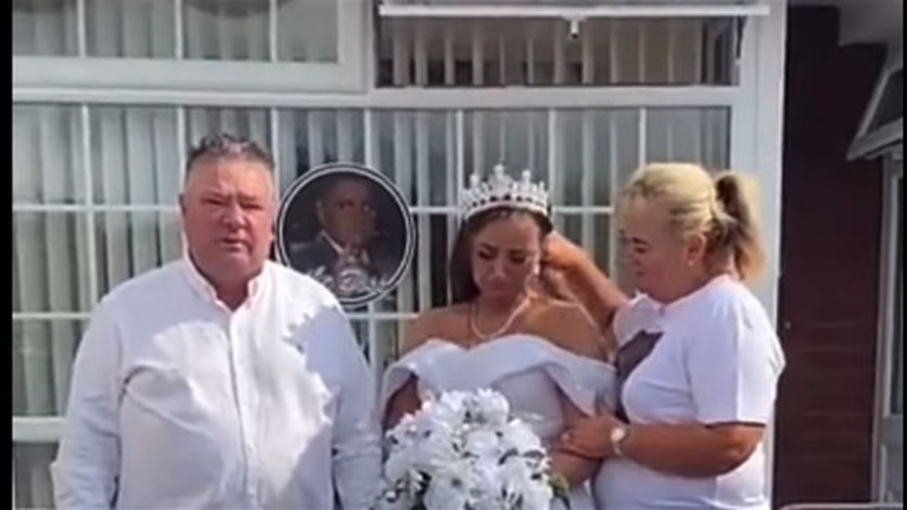 توفيَ قبل زفافه بساعات... وخطيبته ترتدي فستانها الأبيض خلال جنازته (صور)