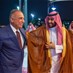 Lebanon News - ولي العهد السعودي الامير محمد بن سلمان يستقبل رئيس الوزراء العراقي مصطفى الكاظمي لدى وصوله إلى السعودية