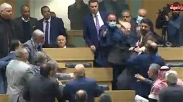Jordanian deputies in mass punch-up during heated session-[VIDEO]