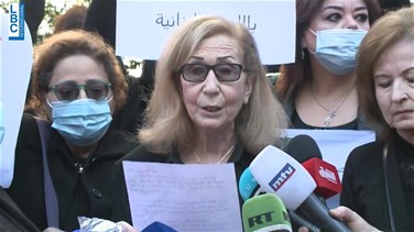 Protest staged against continued decline of Lebanese pound-[VIDEO]