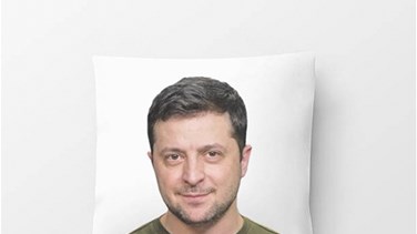 In bed with the Ukrainian president: Czech designer sells pillows with Zelenskiy's face