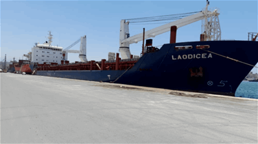 Laodicea ship leaves the port of Tripoli