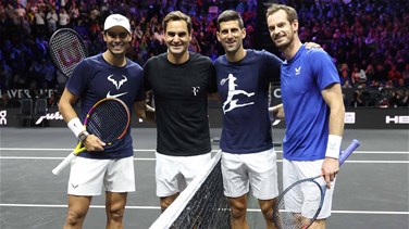 Big four reunite as Federer bids farewell to tennis at Laver Cup