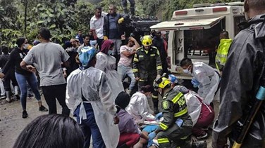 ثلاثة قتلى جراء انزلاق للتربة في كولومبيا