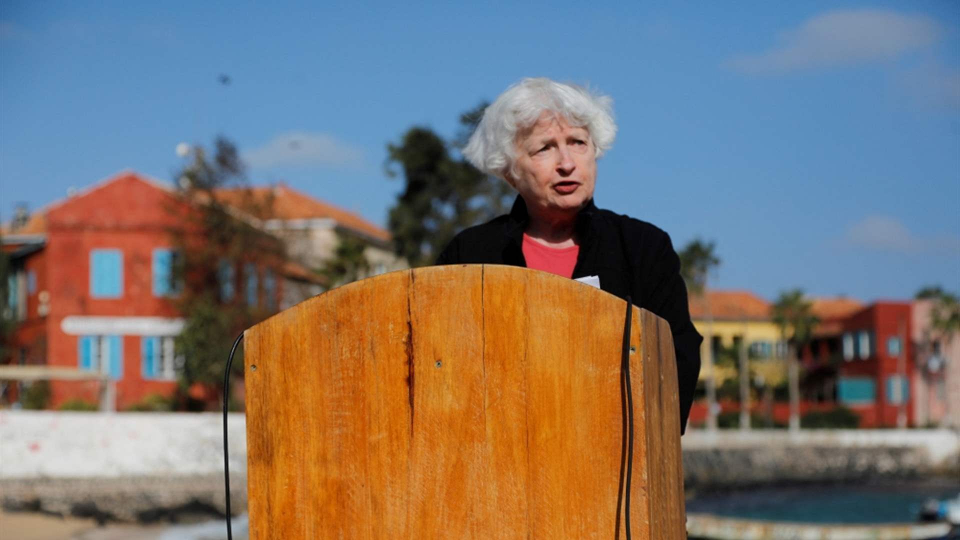 Yellen, at former slave port, sees path of renewal for Africa and US