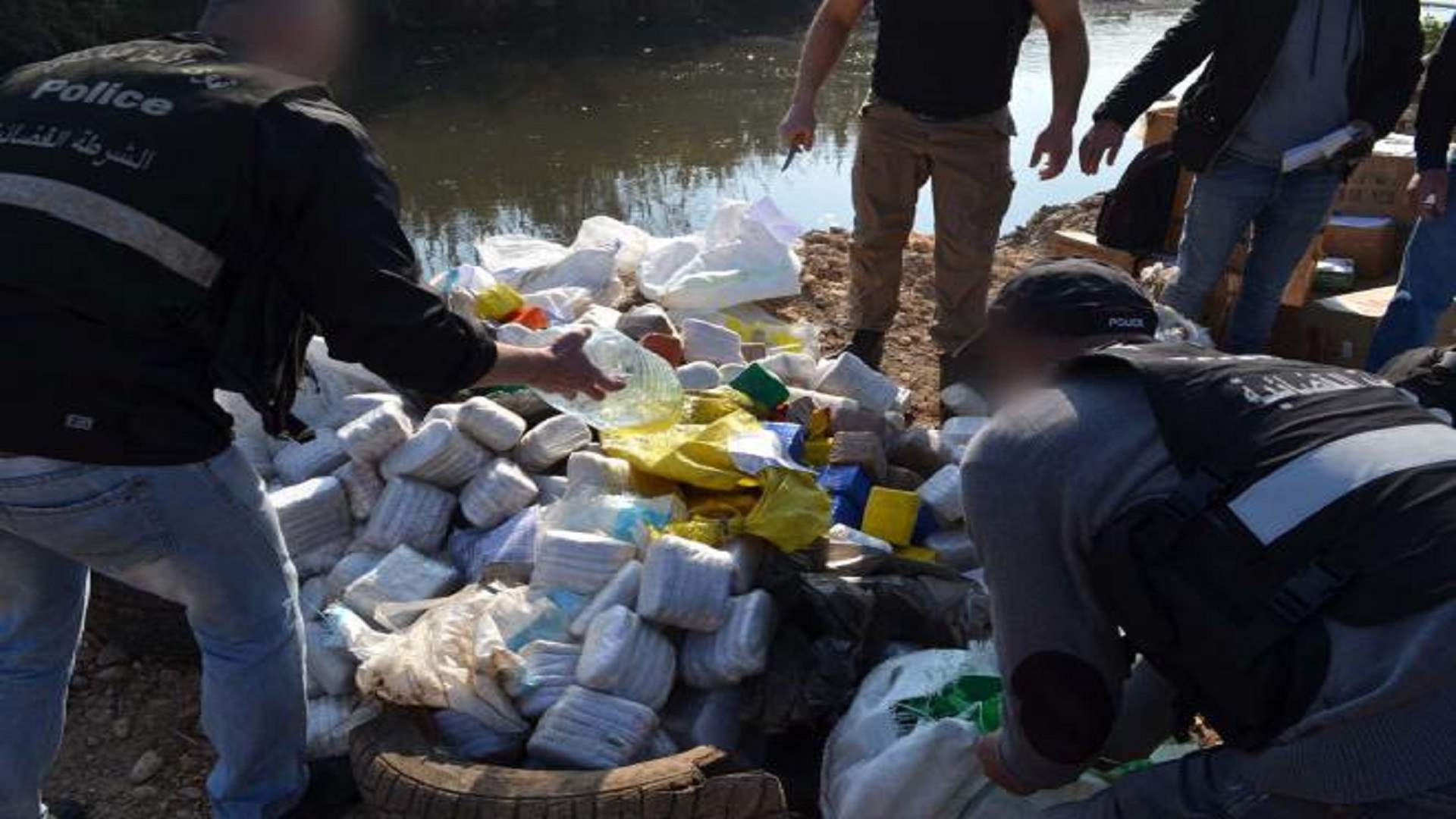 تلف كمية من المخدرات المضبوطة من قبل مكتب مكافحة المخدّرات الإقليمي في طرابلس