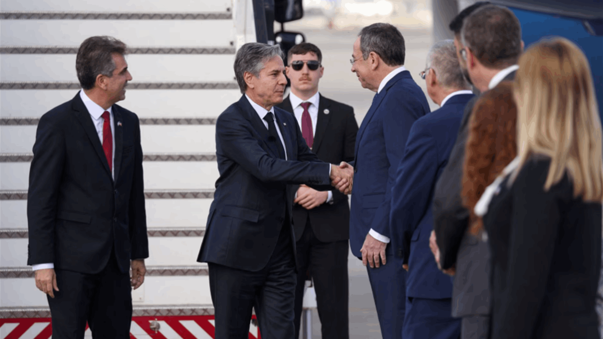 Blinken reaffirms need for two-state solution as he lands in Israel