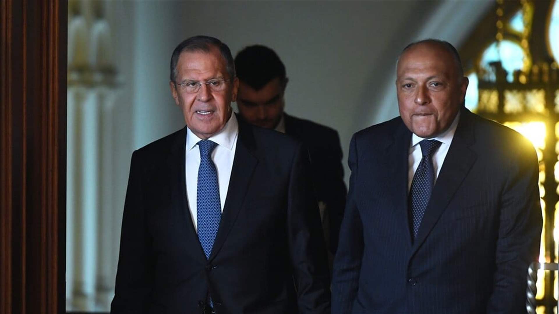 وزير الخارجية الروسي التقى نظيره المصري ... ماذا على طاولة البحث؟