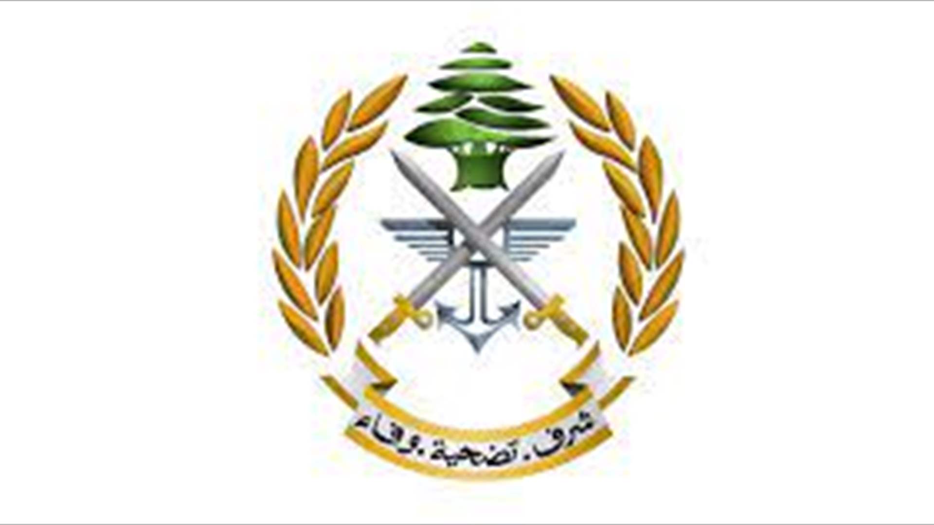 الجيش: توقيف أشخاص في منطقة البقاع