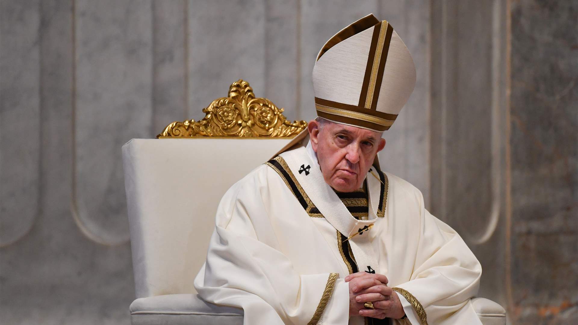 البابا &quot;حزين للغاية&quot; بعد الزلزال في تركيا وسوريا