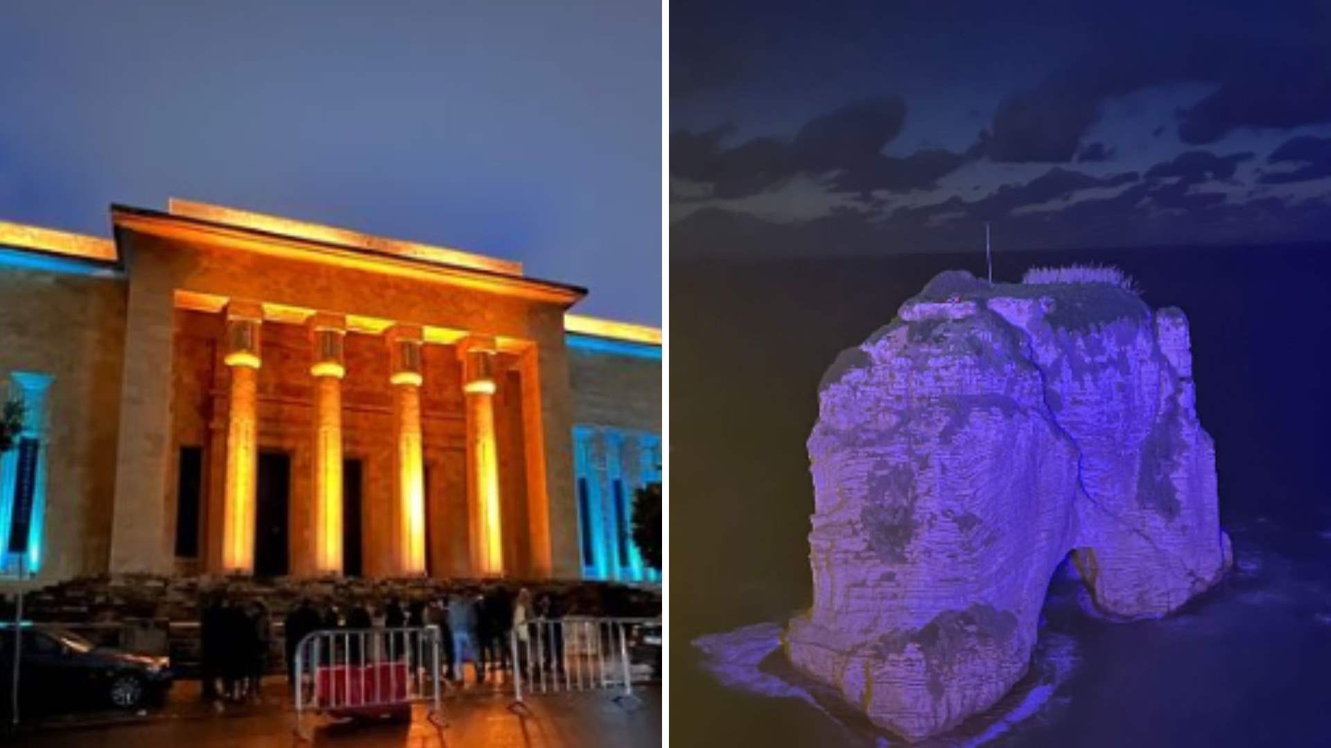 Lebanon&#39;s CCCL lit up tourist sites for World Cancer Day