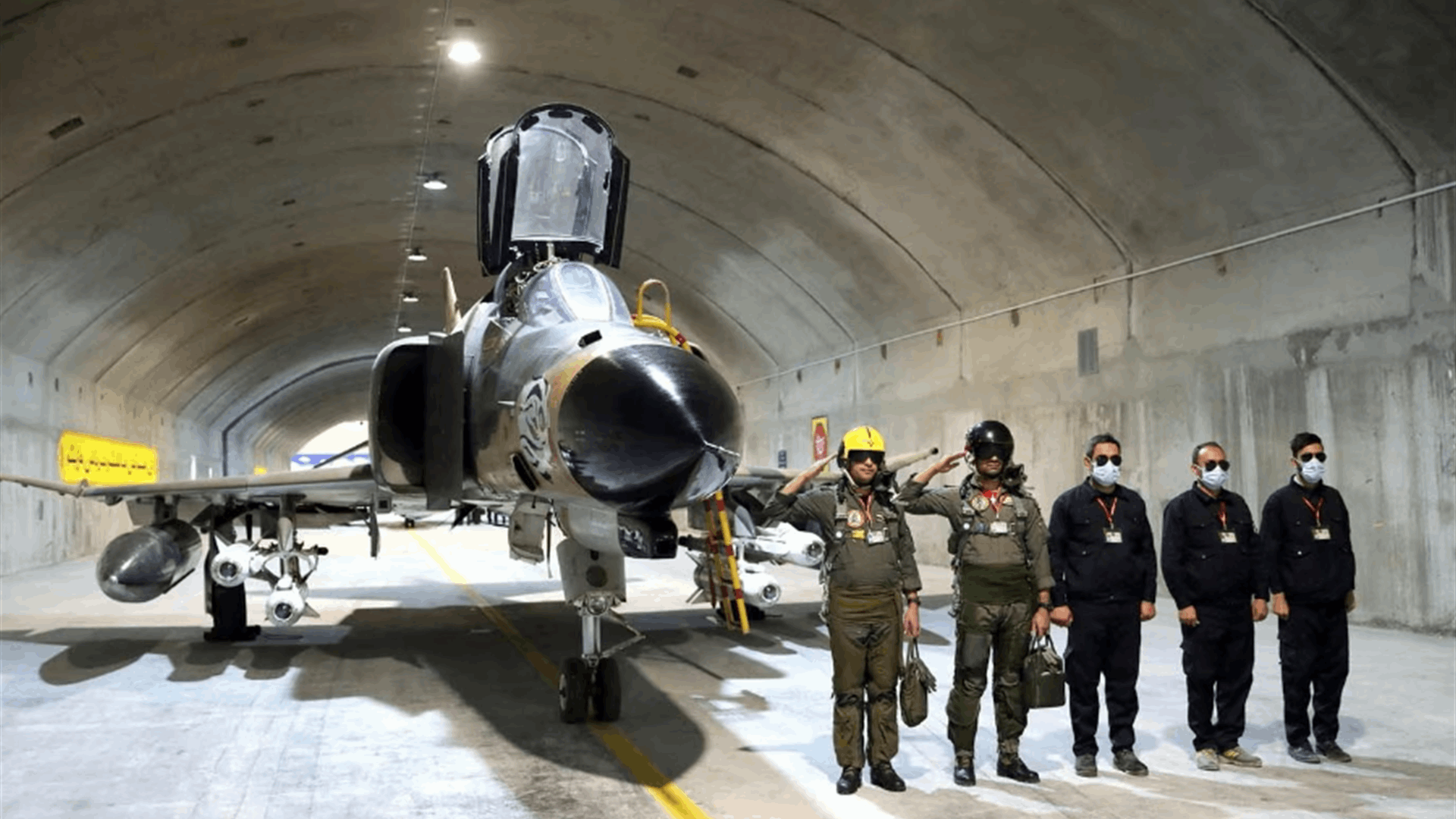 Iran unveils an underground air force base