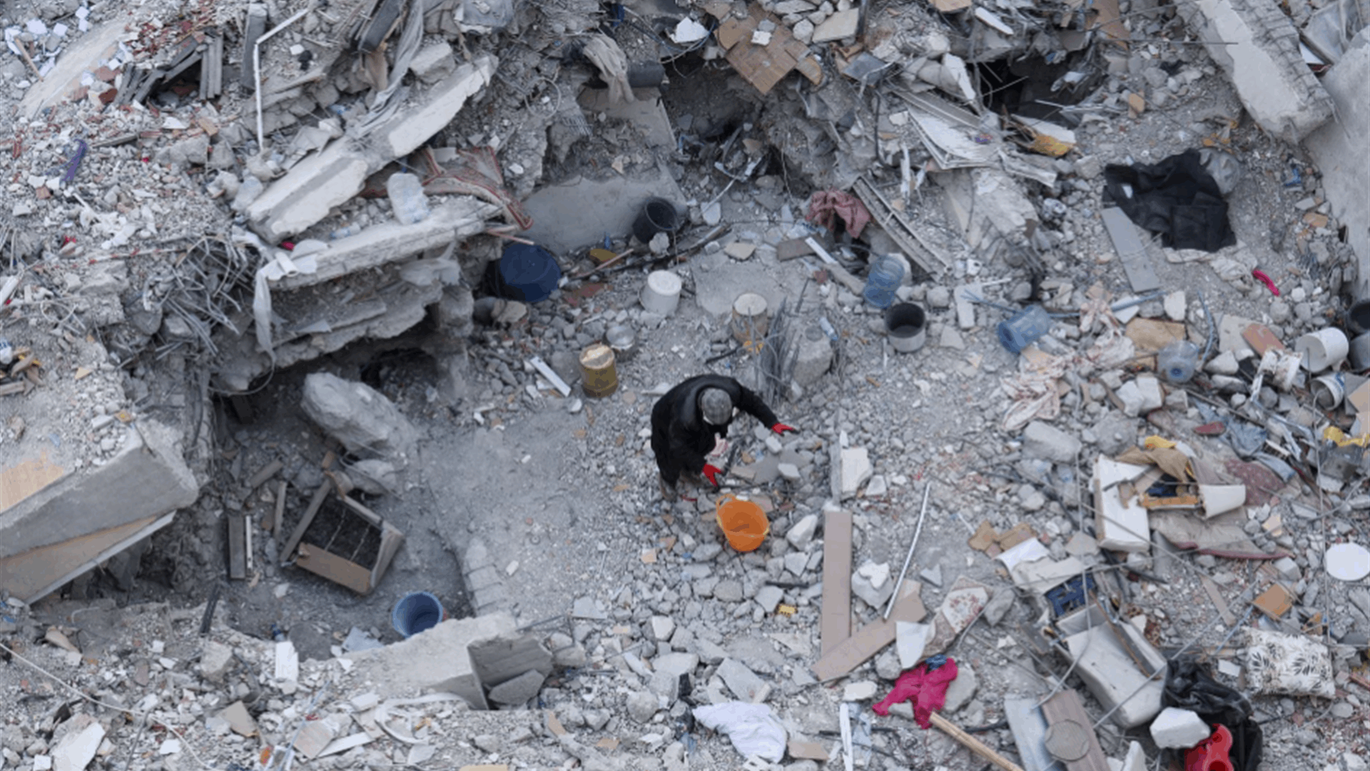 Earthquake drone footage shows depth of destruction in Turkish town